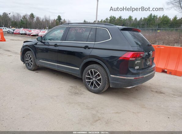 3VV3B7AX5MM128184 2021 VOLKSWAGEN TIGUAN Черный Задняя левая четверть
