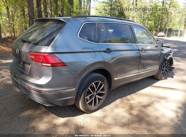 3VV3B7AX6MM064155 2021 VOLKSWAGEN TIGUAN Gray Задня права чверть