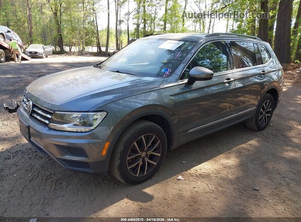 3VV3B7AX6MM064155 2021 VOLKSWAGEN TIGUAN Gray Передня ліва чверть