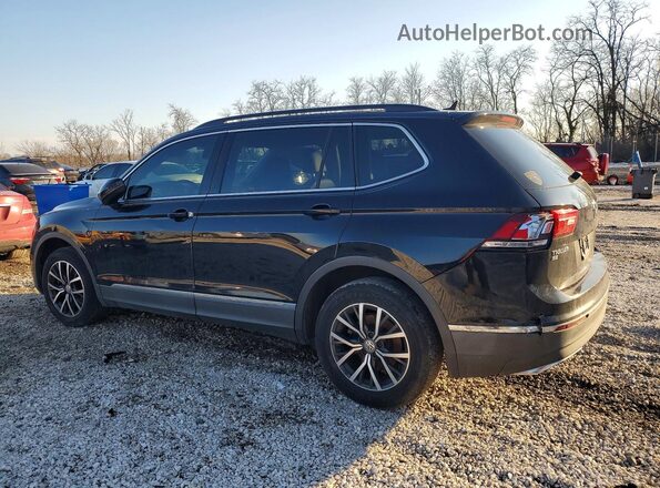 3VV3B7AX7JM199818 2018 VOLKSWAGEN TIGUAN Черный Задняя левая четверть