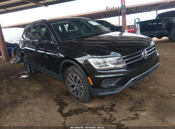 3VV3B7AX7KM192367 2019 VOLKSWAGEN TIGUAN Черный Передняя правая четверть