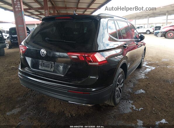 3VV3B7AX7KM192367 2019 VOLKSWAGEN TIGUAN Черный Задняя правая четверть