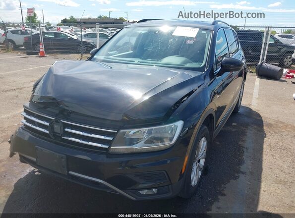 3VV3B7AX8JM024025 2018 VOLKSWAGEN TIGUAN Черный Передняя левая четверть