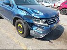 2018 Volkswagen Tiguan 2.0t Se/2.0t Sel Синий vin: 3VV3B7AX8JM055162