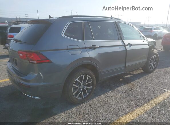 3VV3B7AX8KM155196 2019 VOLKSWAGEN TIGUAN Серый Задняя правая четверть