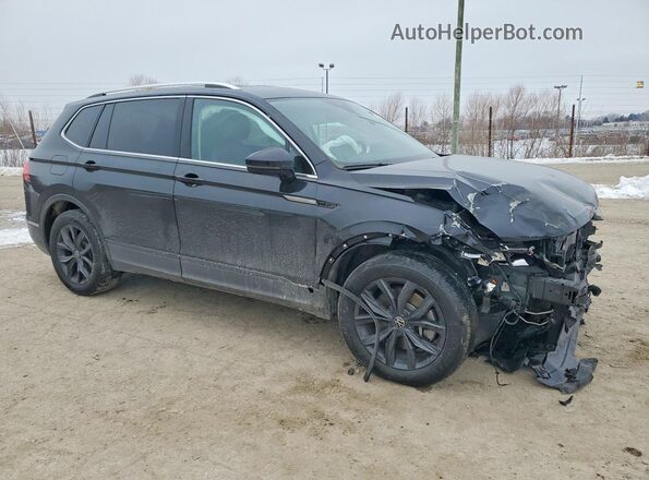 3VV3B7AX8RM127912 2024 VOLKSWAGEN TIGUAN Черный Передняя правая четверть