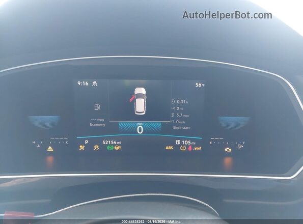 3VV8B7AX1NM102964 2022 VOLKSWAGEN TIGUAN Серый Вид задних сидений