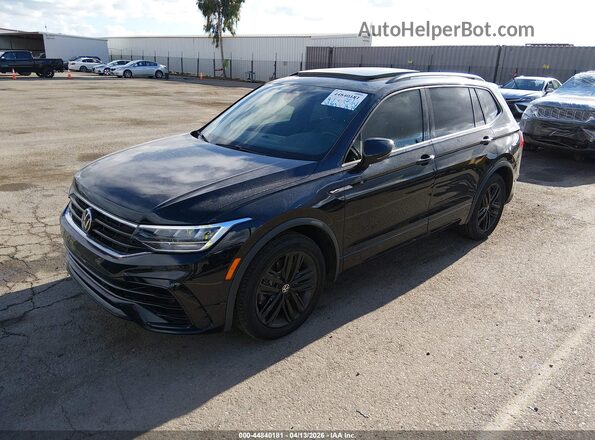 3VVCB7AX4NM140165 2022 VOLKSWAGEN TIGUAN Black Передня ліва чверть