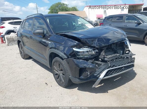 3VVCX7B28PM375692 2023 VOLKSWAGEN TAOS Черный Передняя правая четверть