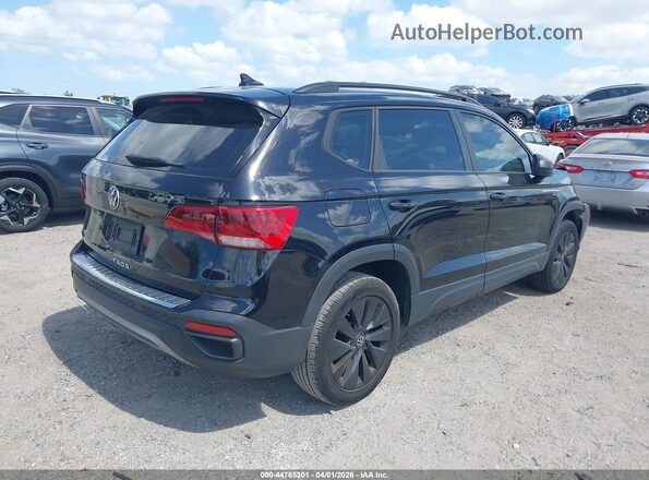 3VVCX7B28PM375692 2023 VOLKSWAGEN TAOS Черный Задняя правая четверть
