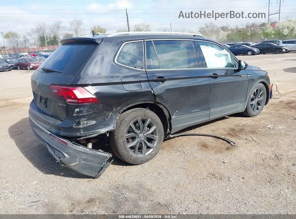 3VVMB7AX4RM155078 2024 VOLKSWAGEN TIGUAN Черный Задняя правая четверть