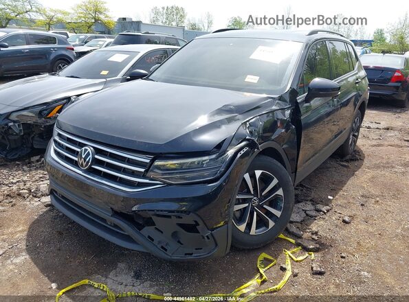 3VVRB7AX2PM063289 2023 VOLKSWAGEN TIGUAN Black Առջևի ձախ երեք քառորդ տեսարան