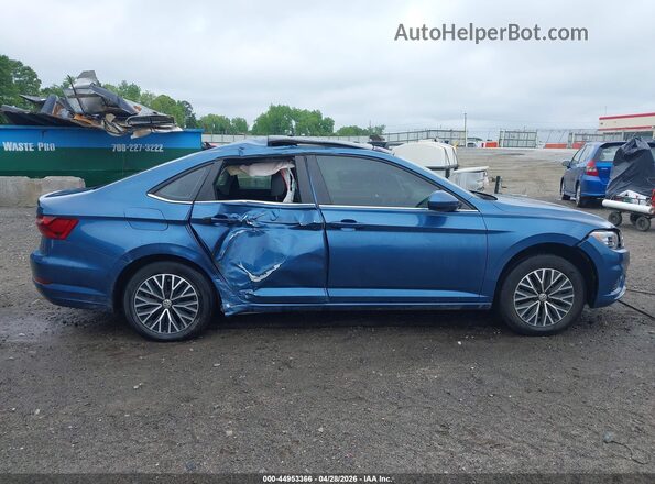 3VWCB7BUXLM024448 2020 VOLKSWAGEN JETTA Blue უკანა სალონის ხედი