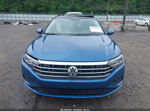 3VWCB7BUXLM024448 2020 VOLKSWAGEN JETTA Blue ხელსაწყოთა პანელის ხედი