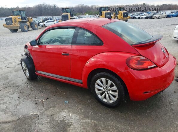 3VWF17ATXHM611264 2017 VOLKSWAGEN BEETLE Красный Задняя левая четверть