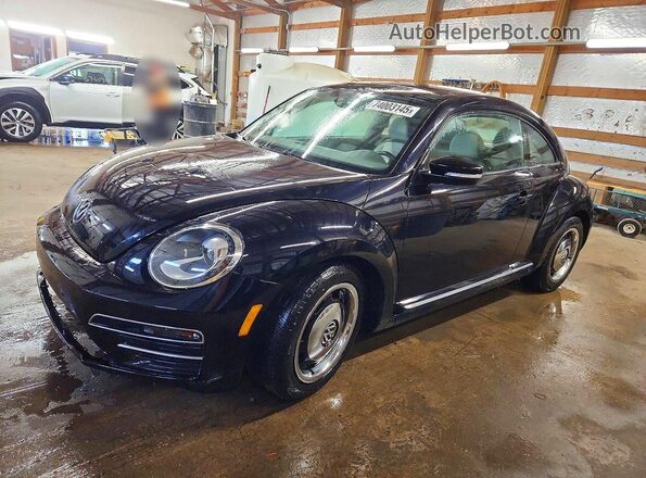 3VWFD7ATXJM706002 2018 VOLKSWAGEN BEETLE Черный Передняя левая четверть