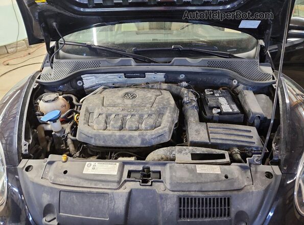 3VWFD7ATXJM706002 2018 VOLKSWAGEN BEETLE Черный Вид задней части салона