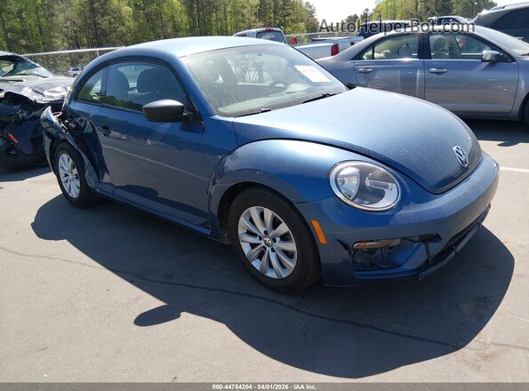 3VWFD7ATXJM716660 2018 VOLKSWAGEN BEETLE Blue Передня права чверть
