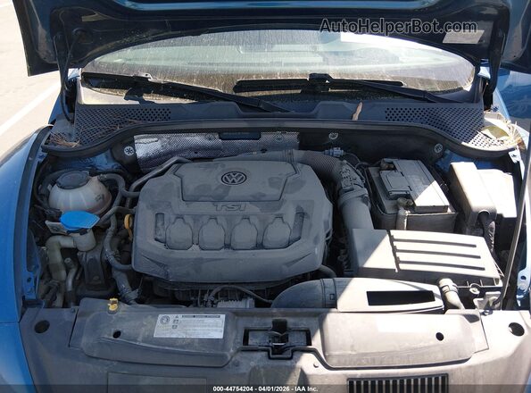 3VWFD7ATXJM716660 2018 VOLKSWAGEN BEETLE Blue Вид ззаду