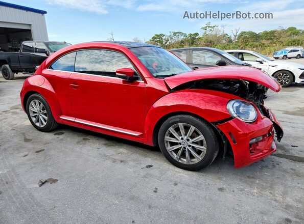 3VWJD7AT9JM712416 2018 VOLKSWAGEN BEETLE Red Передня права чверть
