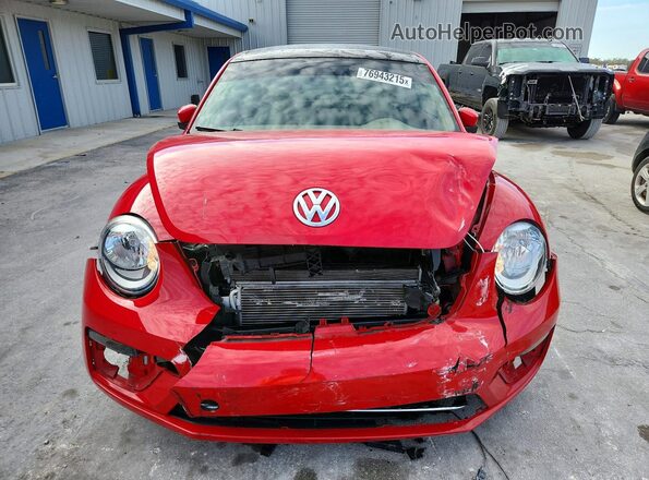 3VWJD7AT9JM712416 2018 VOLKSWAGEN BEETLE Red Вид спереду
