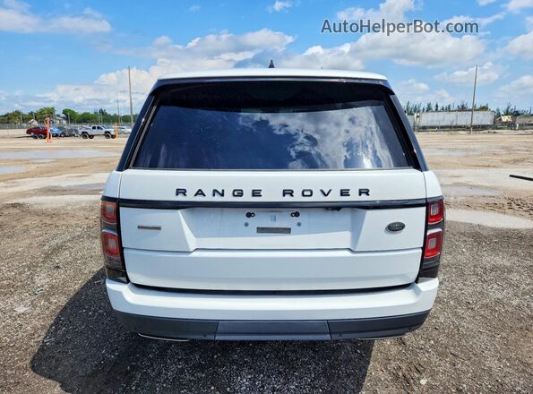SALGS2RE9KA554047 2019 LAND ROVER RANGE ROVER White Widok wnętrza z przodu