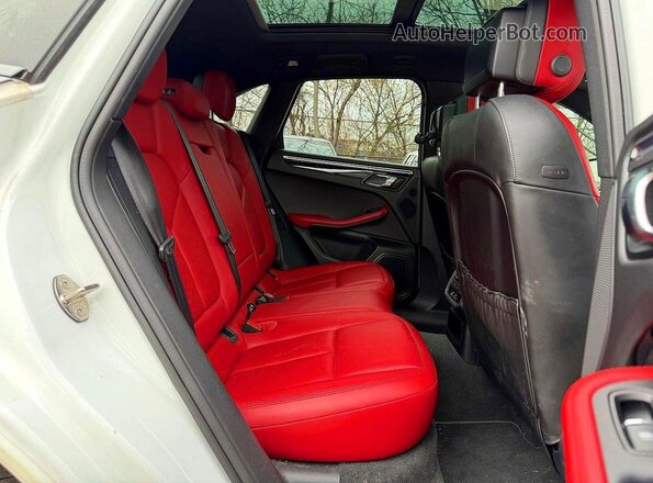 WP1AB2A57GLB45029 2016 PORSCHE MACAN Серый Вид салона спереди