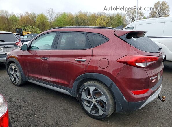 KM8J3CA23HU293065 2017 HYUNDAI TUCSON Красный Задняя правая четверть