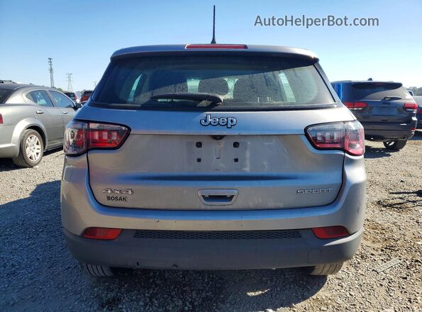 3C4NJDAB1MT554358 2021 JEEP COMPASS Серебряный Вид салона спереди