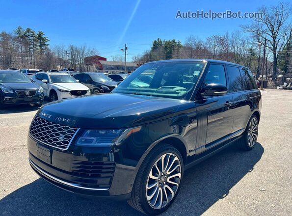 SALGS2SV8KA517596 2019 LAND ROVER RANGE ROVER Black Rear left