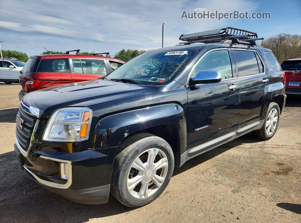 2GKFLTEK8G6258110 2016 GMC TERRAIN Черный Передняя левая четверть