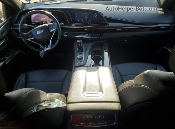 1GYS4JKL3NR133858 2022 CADILLAC ESCALADE Черный Вид щитка приборов