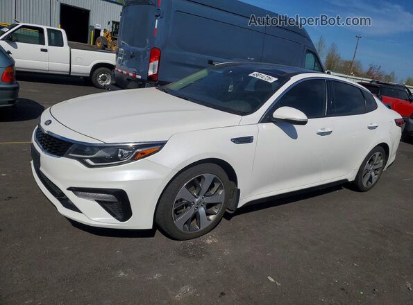 5XXGT4L36KG316829 2019 KIA OPTIMA Белый Передняя левая четверть