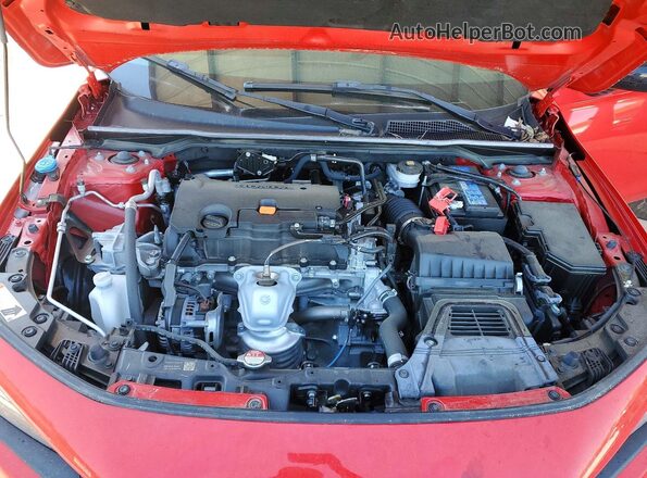 2HGFE2F50PH572011 2023 HONDA CIVIC Red ძრავის განყოფილების ხედი