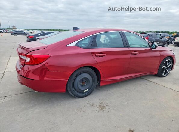 1HGCV3F27NA011766 2022 HONDA ACCORD Red Przód prawy
