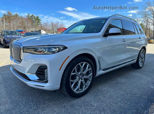 5UXCW2C59KL080798 2019 BMW X7 White Tył prawy