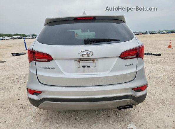 5XYZT3LB3HG433430 2017 HYUNDAI SANTA FE Серебряный Вид салона спереди