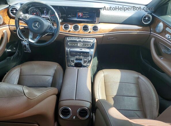 WDDZF4JB1HA040242 2017 MERCEDES-BENZ E Черный Вид щитка приборов