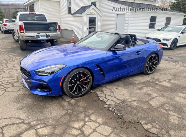 WBAHF9C06SWY43523 2025 BMW Z4 Blue Trasero izquierdo