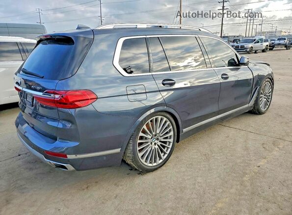 5UXCX4C59KLB39991 2019 BMW X7 Синий Передняя правая четверть