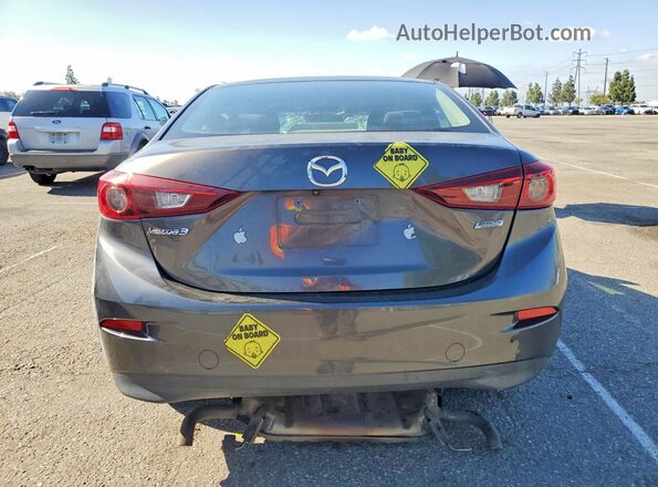 3MZBN1U73HM113390 2017 MAZDA 3 Серый Вид салона спереди