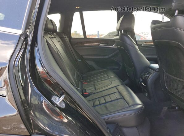 5UXTR7C51KLF26322 2019 BMW X3 Черный Вид задней части салона