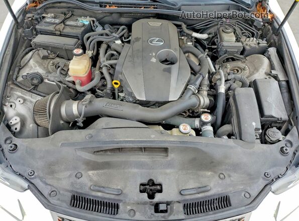 JTHBA1D29J5066654 2018 LEXUS IS Белый Вид подкапотного пространства