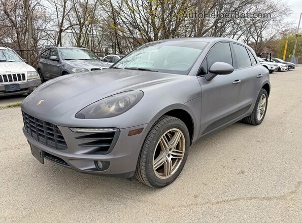WP1AB2A57GLB45029 2016 PORSCHE MACAN Серый Передняя левая четверть