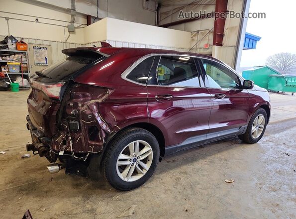 2FMPK4J89HBB67399 2017 FORD EDGE Темно-бордовый Задняя правая четверть