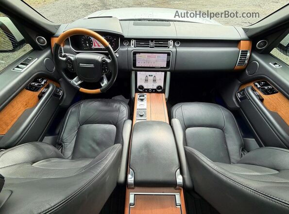 SALGS5RE9KA537606 2019 LAND ROVER RANGE White Widok tylnych siedzeń