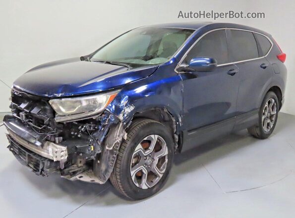 7FARW1H58HE027993 2017 HONDA CRV Синий Задняя правая четверть