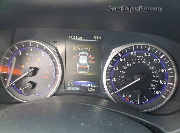 JN1CV7AP3HM642013 2017 INFINITI Q50 Черный Вид задних сидений