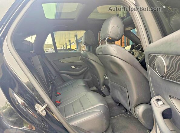WDC0G4JB0JV036983 2018 MERCEDES-BENZ GLC-CLASS Черный Вид салона спереди