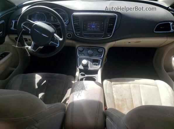 1C3CCCAB9GN154892 2016 CHRYSLER 200 White Вид щитка приладів